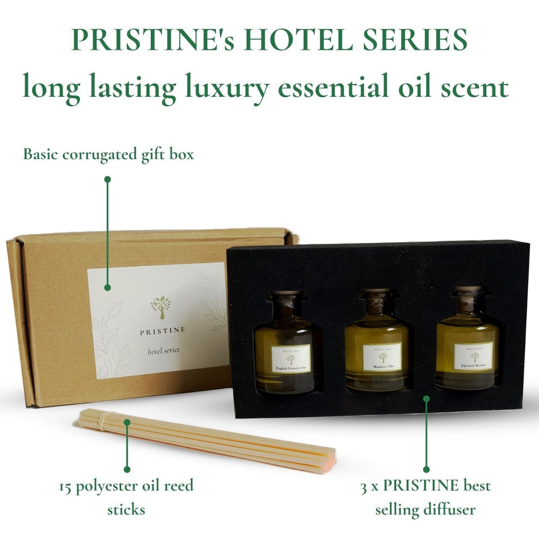 Pristine Hotel Reed Diffuser Set of 3 (1.7oz)
