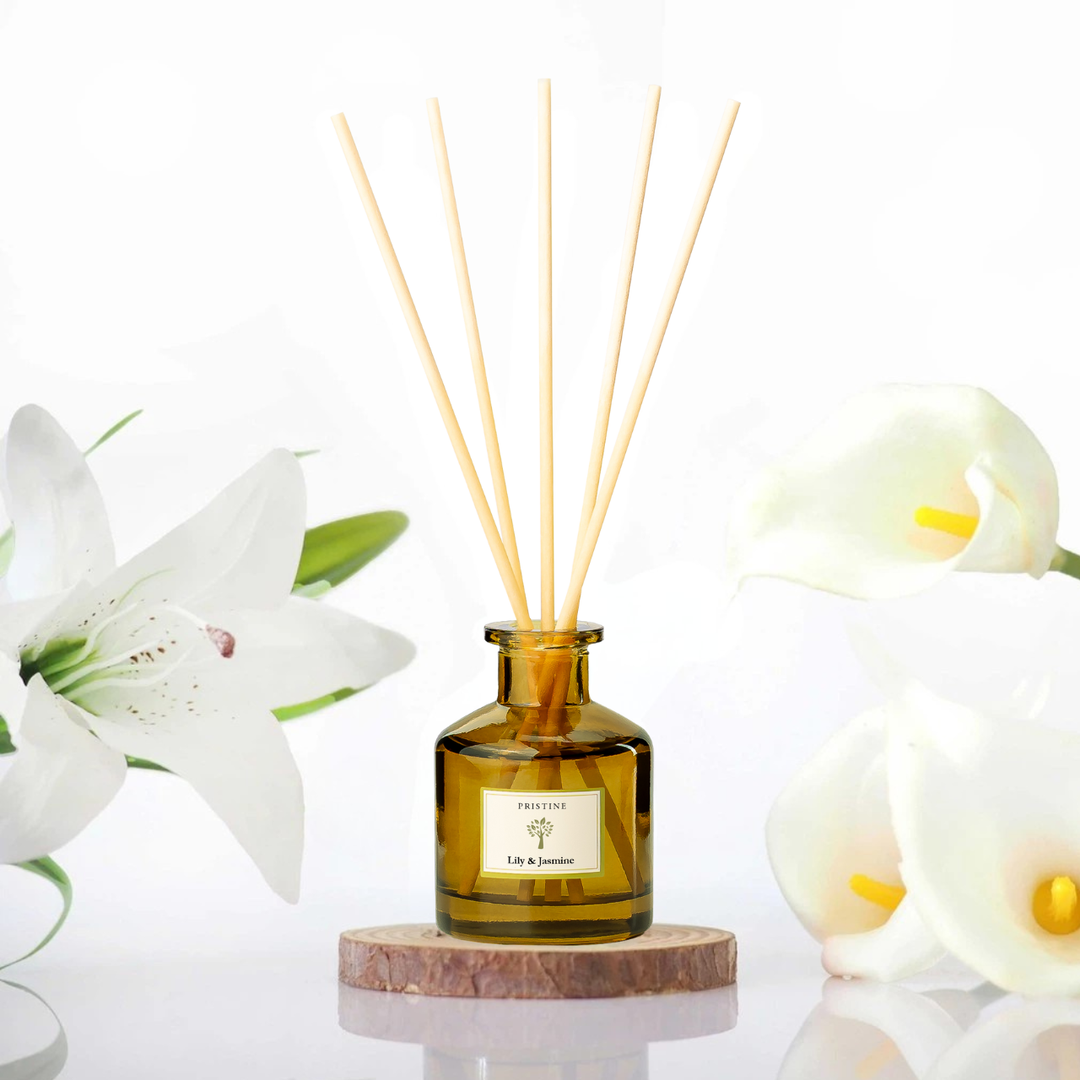 russell and windsor jasmine and white lily Lily & Jasmine Reed Diffuser - 1.7oz